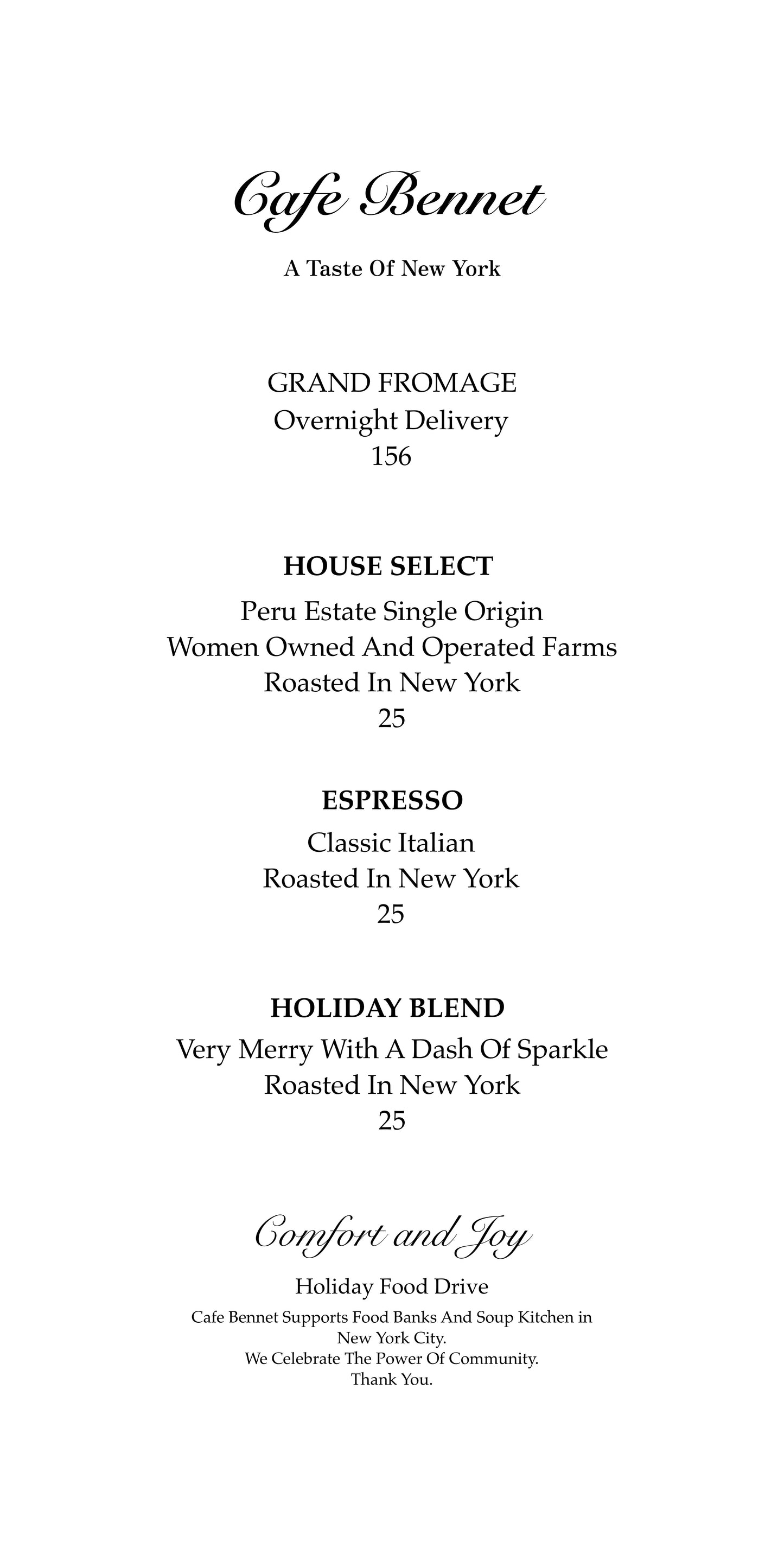 Birdie’s Holiday Blend Coffee